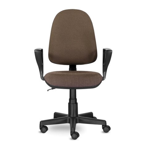 Компьютерное кресло Brabix Prestige Ergo MG-311 (регулируемая эргономичная спинка, ткань, коричневое) 531875 в Тюмени - изображение 2