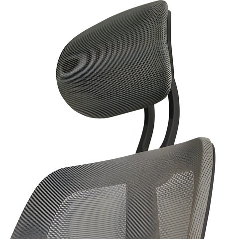Кресло компьютерное BRABIX "Saturn ER-400", с подголовником, комбинированное, черное/серое, 530871 в Тюмени - изображение 5