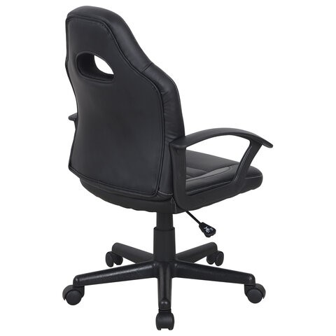 Кресло офисное BRABIX "Spark GM-201", экокожа, черное/серое, 532504 в Тюмени - изображение 2