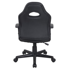 Кресло офисное BRABIX "Spark GM-201", экокожа, черное/серое, 532504 в Тюмени - предосмотр 3