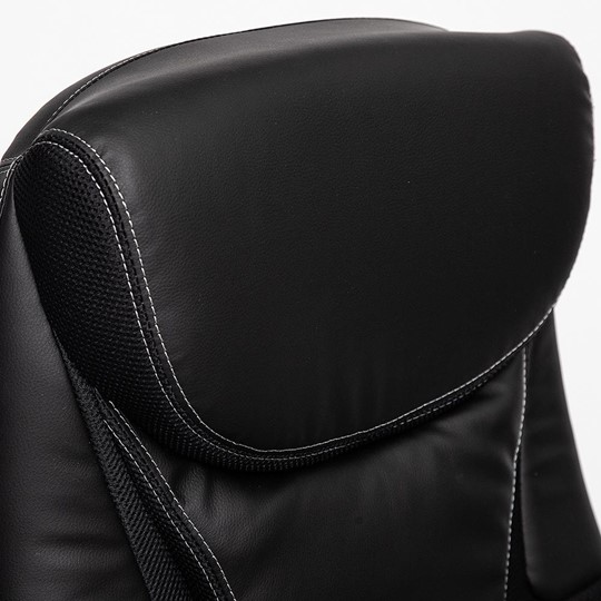 Офисное кресло CAMBRIDGE кож/зам/ткань, черный/черный , 36-6/11 арт.12756 в Заводоуковске - изображение 10