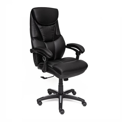 Офисное кресло CAMBRIDGE кож/зам/ткань, черный/черный , 36-6/11 арт.12756 в Тюмени - изображение