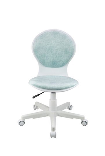 Кресло офисное Chair 1139 FW PL White, Голубой в Заводоуковске - изображение 1