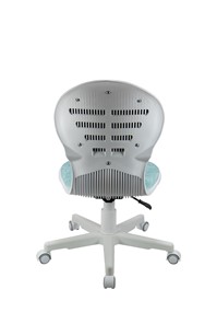 Кресло офисное Chair 1139 FW PL White, Голубой в Заводоуковске - предосмотр 4