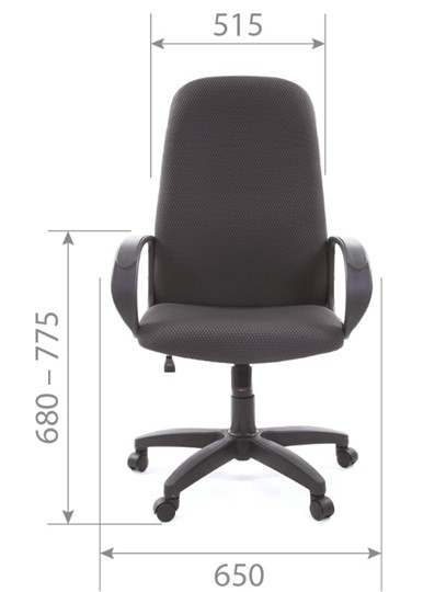 Кресло CHAIRMAN 279 JP15-1 черно-серый в Заводоуковске - изображение 4