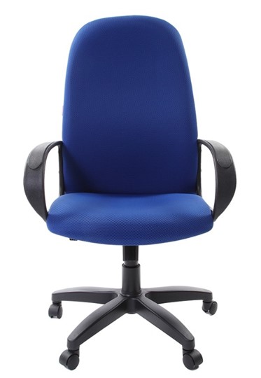 Кресло компьютерное CHAIRMAN 279 TW 10, цвет синий в Заводоуковске - изображение 4