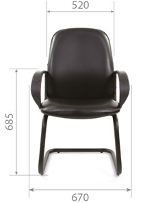 Офисное кресло CHAIRMAN 279V экокожа черная в Ишиме - предосмотр 4