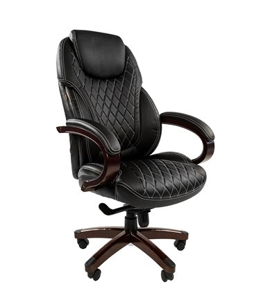 Кресло CHAIRMAN 406, черный 1 в Тобольске - изображение