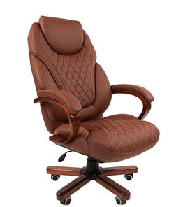 Офисное кресло CHAIRMAN 406, коричневый в Тюмени - предосмотр
