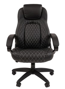 Кресло офисное CHAIRMAN 432, экокожа, цвет черный в Тюмени - предосмотр 4