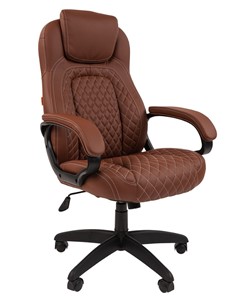 Кресло компьютерное CHAIRMAN 432, экокожа, цвет коричневый в Заводоуковске - предосмотр 1