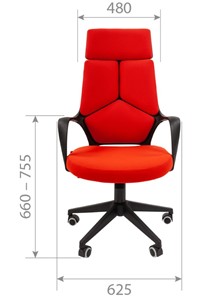 Кресло офисное CHAIRMAN 525, черное в Заводоуковске - предосмотр 1