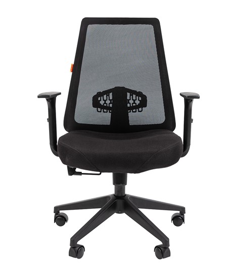 Кресло компьютерное CHAIRMAN 535 LT Сетчатый акрил черный / Полиэстер черный в Тюмени - изображение 1
