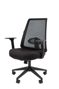Кресло компьютерное CHAIRMAN 535 LT Сетчатый акрил черный / Полиэстер черный в Тюмени - предосмотр 3