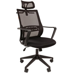 Компьютерное кресло CHAIRMAN 545 сетка/ткань черный в Тюмени - предосмотр