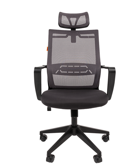 Кресло CHAIRMAN 545 сетка/ткань серый в Заводоуковске - изображение 3