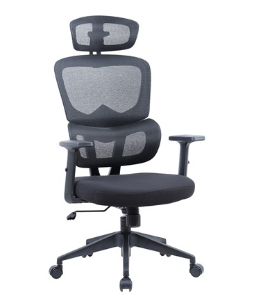 Кресло офисное CHAIRMAN 560 cетчатый акрил черный / полиэстер черный в Тюмени - изображение