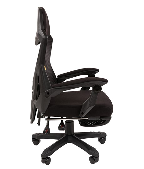 Компьютерное кресло CHAIRMAN 571 с подставкой для ног , Сетчатый акрил черный / Полиэстер черный в Тюмени - изображение 2