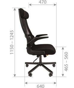 Компьютерное кресло CHAIRMAN 575, черное в Тюмени - предосмотр 7