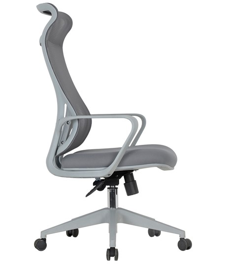 Офисное кресло CHAIRMAN 577, сетчатый акрил серый / полиэстер серый в Тюмени - изображение 1
