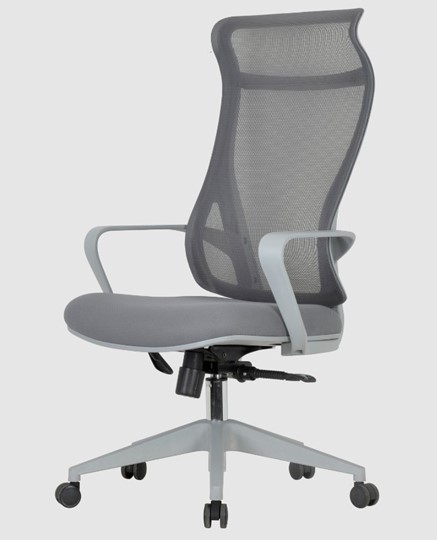 Офисное кресло CHAIRMAN 577, сетчатый акрил серый / полиэстер серый в Заводоуковске - изображение 3