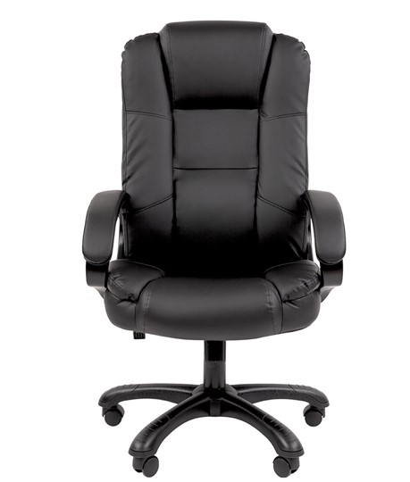 Офисное кресло CHAIRMAN 600 экокожа черная в Тюмени - изображение 1