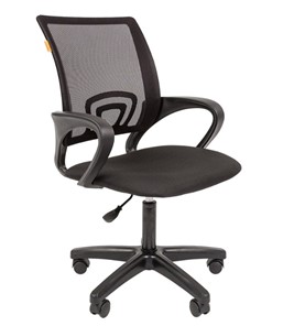 Кресло офисное CHAIRMAN 696 black LT, черный в Заводоуковске