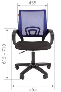 Кресло офисное CHAIRMAN 696 black LT, черный в Заводоуковске - предосмотр 1