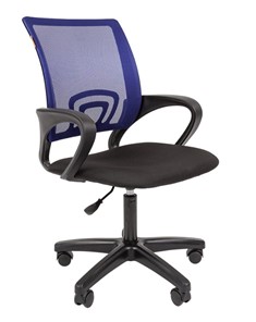 Компьютерное кресло CHAIRMAN 696 black LT, синий в Тюмени