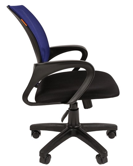 Кресло CHAIRMAN 696 black Сетчатый акрил DW61 синий в Заводоуковске - изображение 2