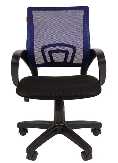 Кресло CHAIRMAN 696 black Сетчатый акрил DW61 синий в Заводоуковске - изображение 1