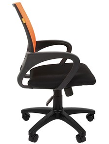 Кресло CHAIRMAN 696 black Сетчатый акрил DW66 оранжевый в Ишиме - предосмотр 5