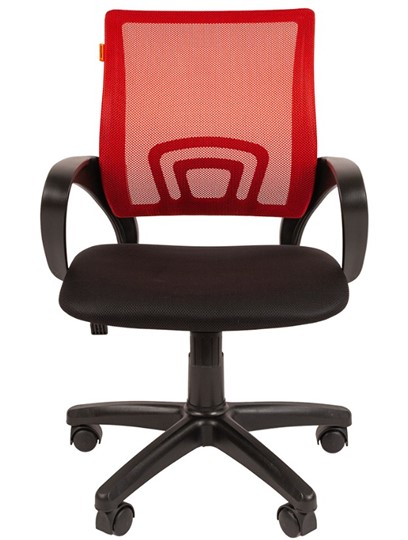 Офисное кресло CHAIRMAN 696 black Сетчатый акрил DW69 красный в Ишиме - изображение 4