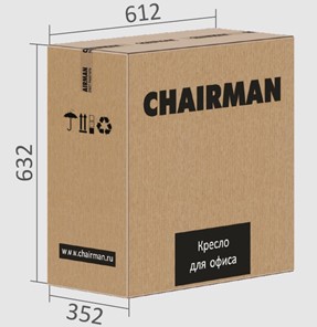 Кресло CHAIRMAN 696 white, tw12-tw04 серый в Тюмени - предосмотр 3
