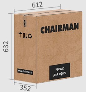Кресло CHAIRMAN 698 black TW-69, ткань, цвет красный в Тюмени - предосмотр 3