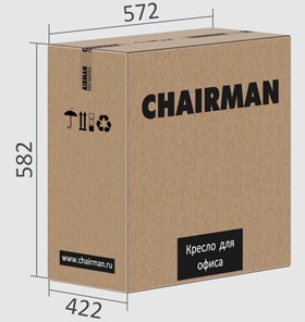 Кресло компьютерное CHAIRMAN 699V, цвет серый в Заводоуковске - предосмотр 3