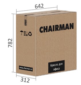 Офисное кресло CHAIRMAN 727 ткань ст., цвет серый в Тюмени - предосмотр 5