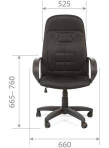 Кресло офисное CHAIRMAN 727 TW 12, цвет серый в Заводоуковске - предосмотр 4
