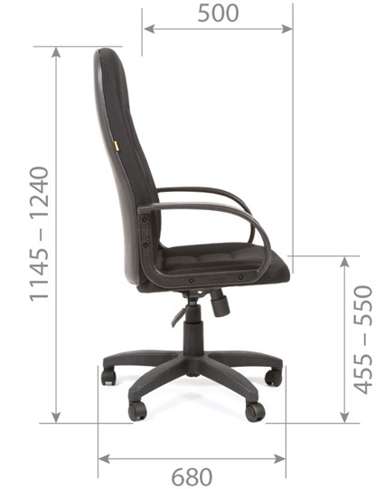 Кресло офисное CHAIRMAN 727 TW 12, цвет серый в Тюмени - изображение 5