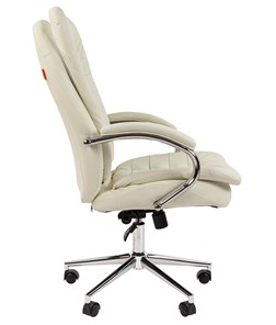 Офисное кресло CHAIRMAN 795 экокожа, цвет белый в Тюмени - предосмотр 2