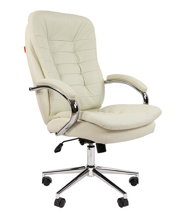 Офисное кресло CHAIRMAN 795 экокожа, цвет белый в Заводоуковске - изображение