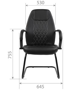 Офисное кресло CHAIRMAN 950V LT Экокожа черная в Тюмени - предосмотр 3