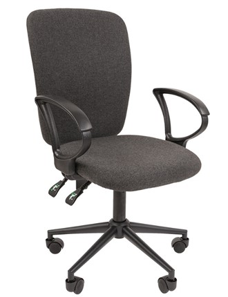 Офисное кресло CHAIRMAN 9801 BLACK, серое в Заводоуковске - изображение
