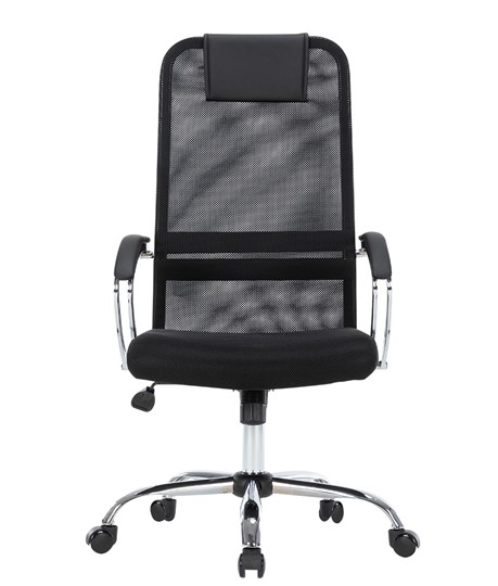 Кресло компьютерное CHAIRMAN CH612 Сетчатый акрил / Ткань стандарт / Экокожа, черный в Тюмени - изображение 1