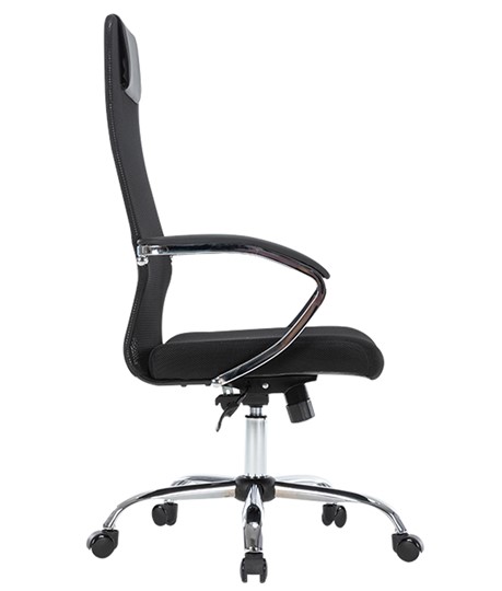 Кресло компьютерное CHAIRMAN CH612 Сетчатый акрил / Ткань стандарт / Экокожа, черный в Заводоуковске - изображение 2