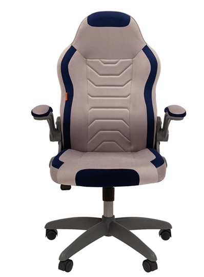 Компьютерное кресло CHAIRMAN Game 50 цвет TW серый/синий в Тюмени - изображение 3