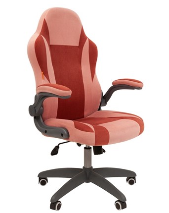Кресло офисное CHAIRMAN Game 55 цвет TW розовый/бордо в Заводоуковске - изображение
