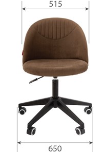 Компьютерное кресло CHAIRMAN HOME 119, коричневое в Заводоуковске - предосмотр 3
