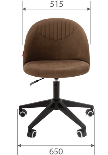 Компьютерное кресло CHAIRMAN HOME 119, коричневое в Заводоуковске - изображение 3