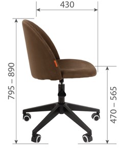 Компьютерное кресло CHAIRMAN HOME 119, коричневое в Тюмени - предосмотр 4